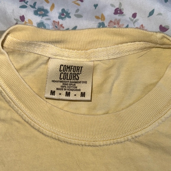 Old Row ‘New Boot Goofin’ | Women's Yellow Short Sleeve Tee | 100% Cotton - Picture 3 of 6